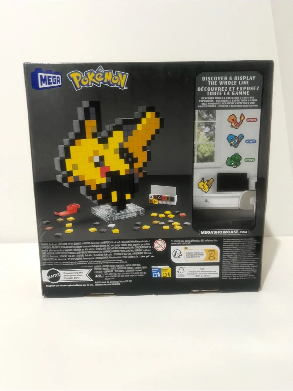 Mega Pokémon Pikachu Pixel Art Kit - Yellow Pixel Pikachu